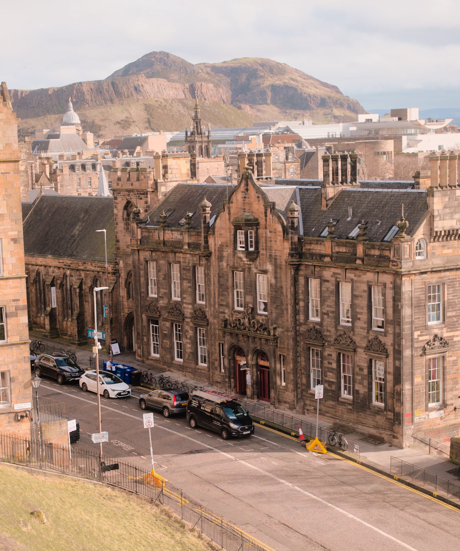 Sunlit Edinburgh stonework, developed from a Sigma BF RAW